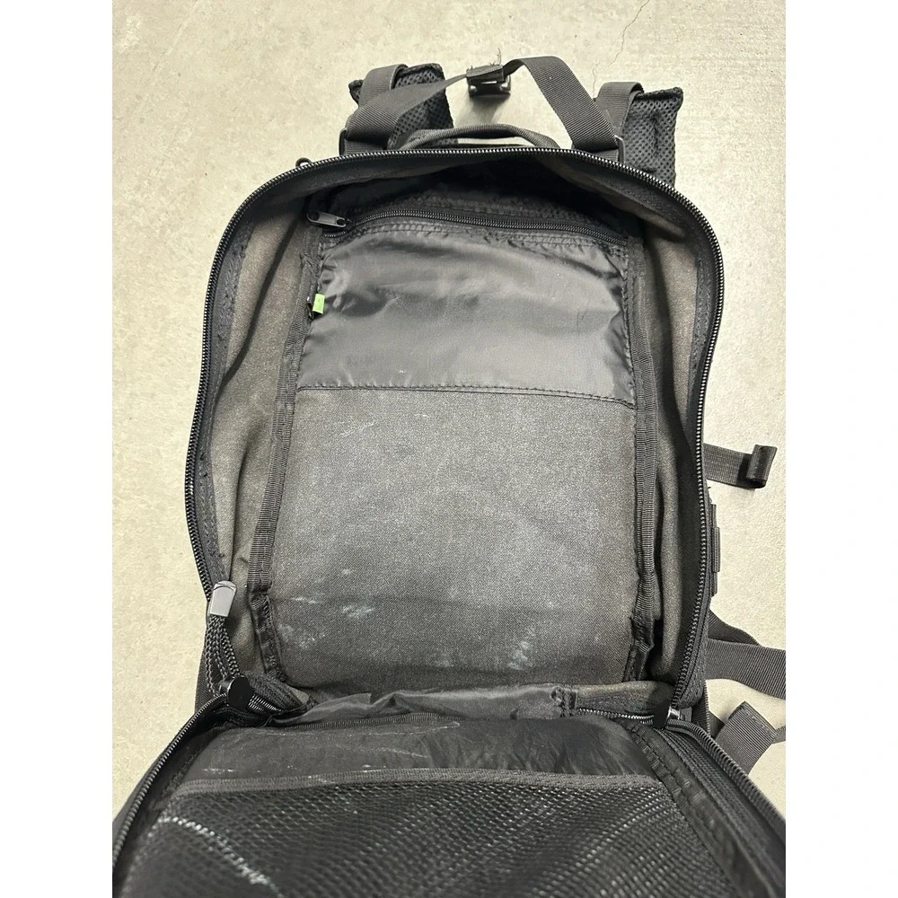 Condor Compact Assault Tactical Backpack Black MOLLE EDC Range Hiking Pack